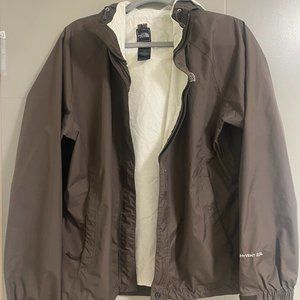The North Face Hyvent DT Weatherproof Brown Rain Jacket - Women's Large